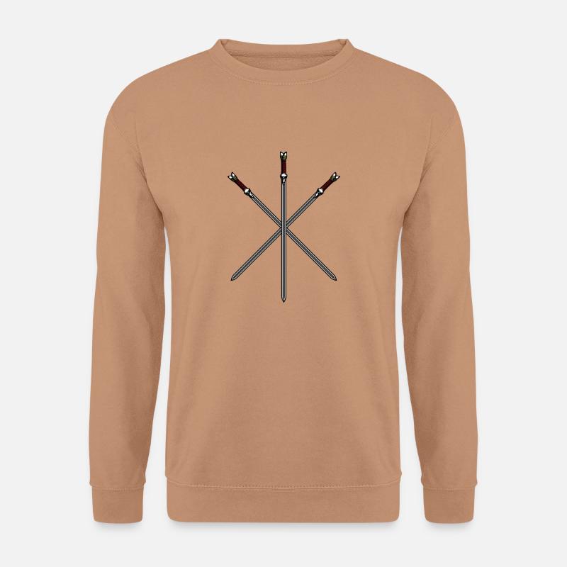 Gekreuzte Schwerter - Unisex Pullover - Mocca