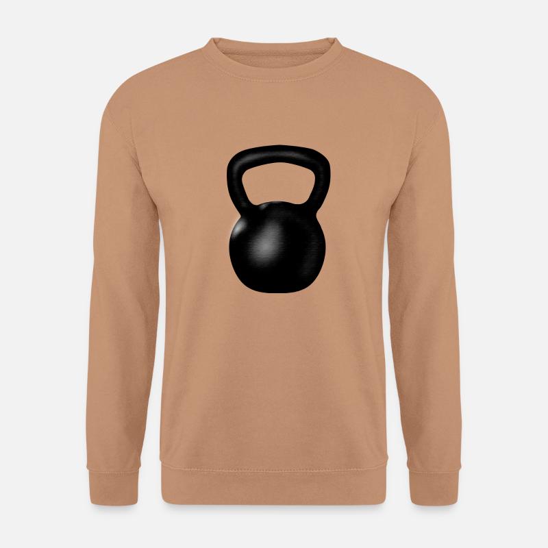 Kettlebell - Kugelhantel - Unisex Pullover - Mocca
