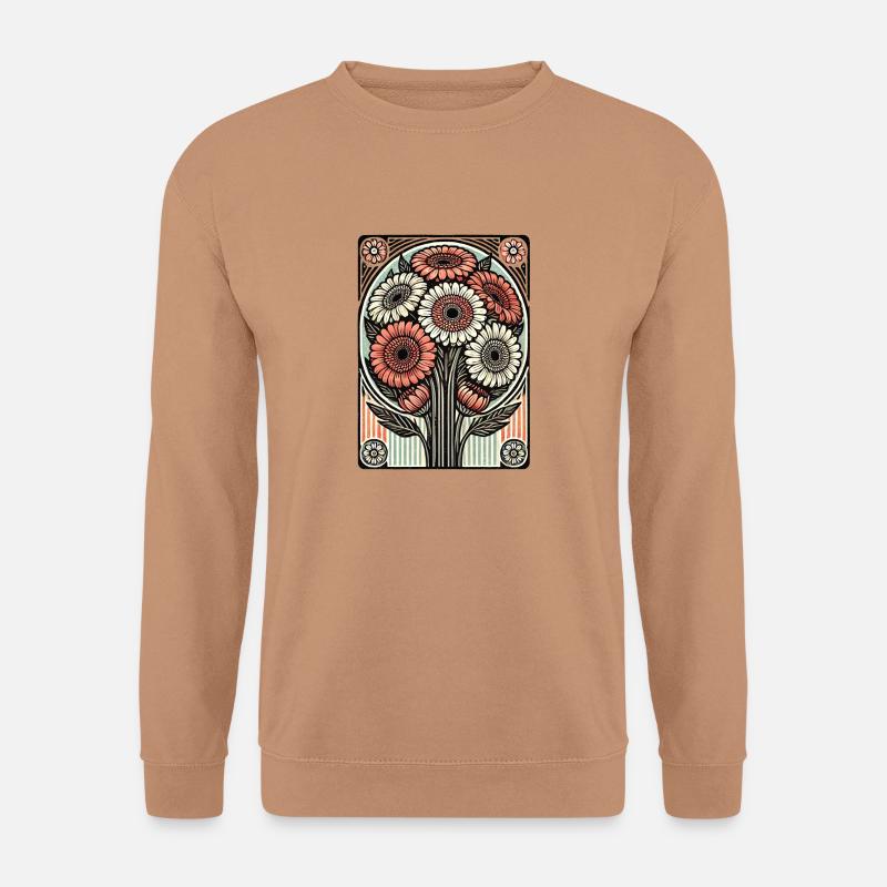 Gerbera Gänseblümchen - Unisex Pullover - Mocca