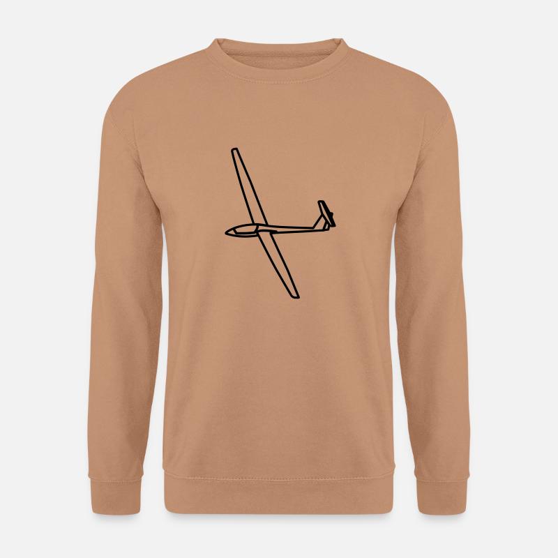 Segelflugzeug LS4 Geschenk - Unisex Pullover - Mocca