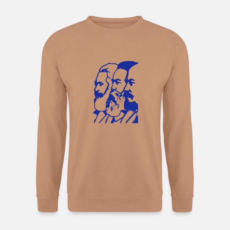 marx/engels/lenin - Unisex Pullover - Mocca