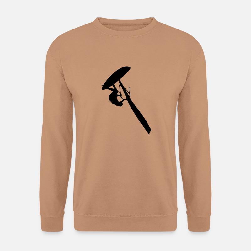 Windsurfer 2 (Vector) - Unisex Pullover - Mocca