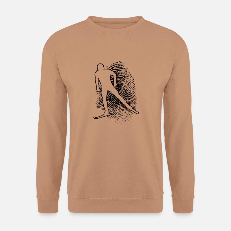 Herren Damen Langlauf Classic Langlauf Skating - Unisex Pullover - Mocca