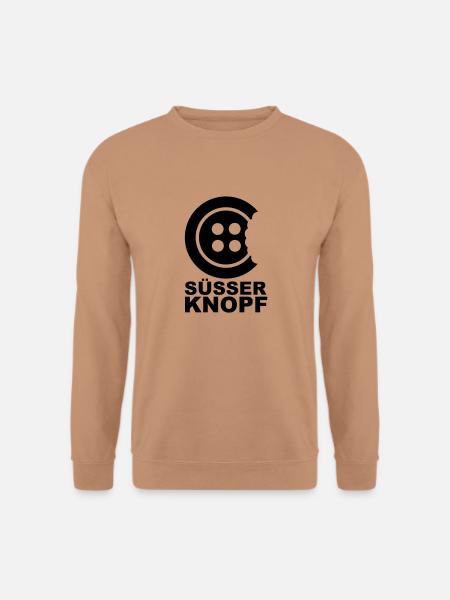Süsser Knopf - Unisex Pullover - Mocca