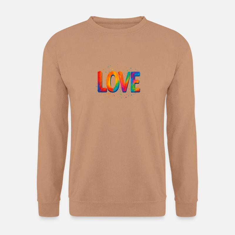 LOVE - Unisex Pullover - Mocca