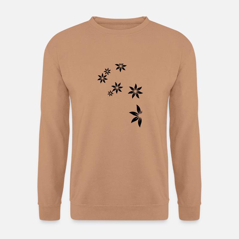 Blumen, Deco, flower - Unisex Pullover - Mocca