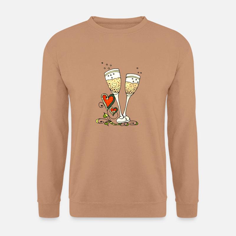 Brille - Unisex Pullover - Mocca