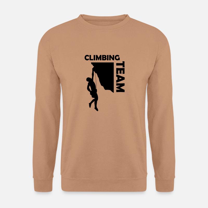 climbing_team_001 - Unisex Sweatshirt - mocha