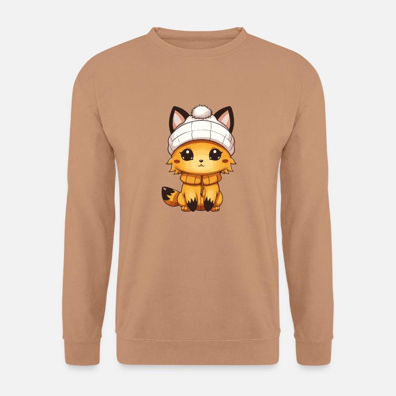 Fuchs Comic - Unisex Pullover - Mocca