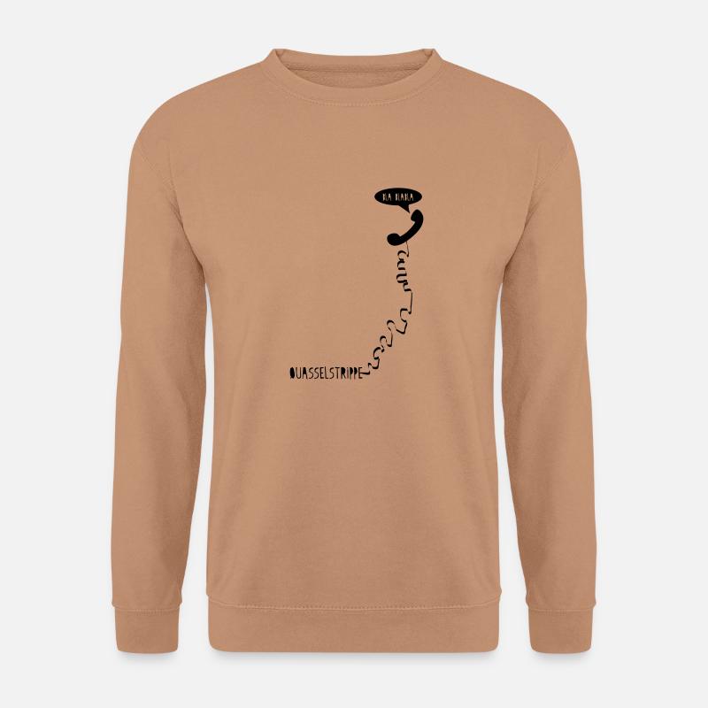 quasselstrippe - Unisex Pullover - Mocca