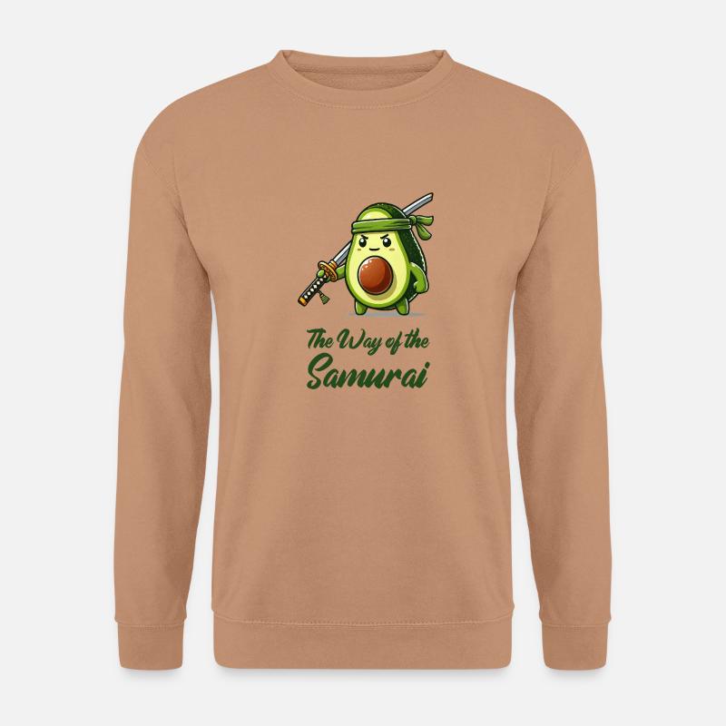 Avocado Samurai Fruit - Unisex Sweatshirt - mocha