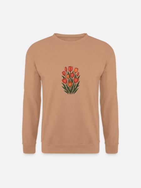 Tulips - Unisex Sweatshirt - mocha