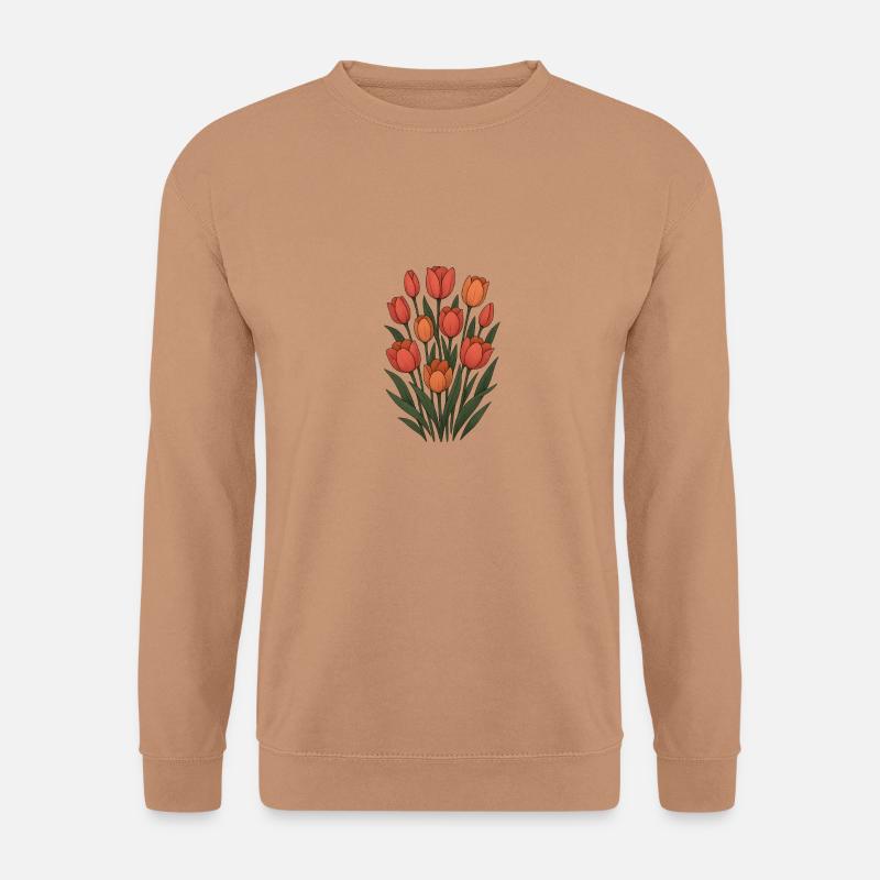 Tulips - Unisex Sweatshirt - mocha