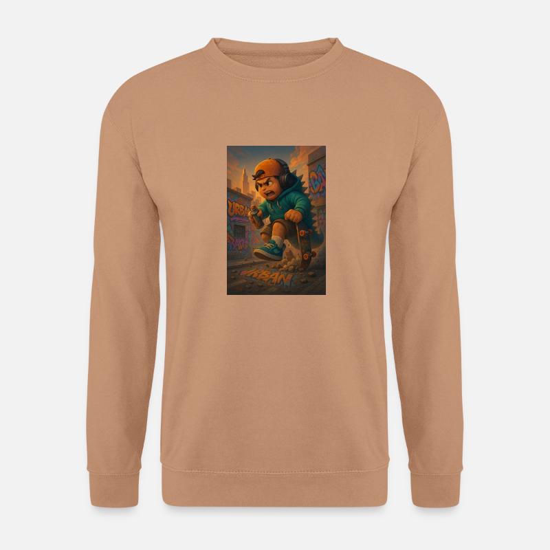 Urban Rex – Graffiti Rage - Unisex Pullover - Mocca