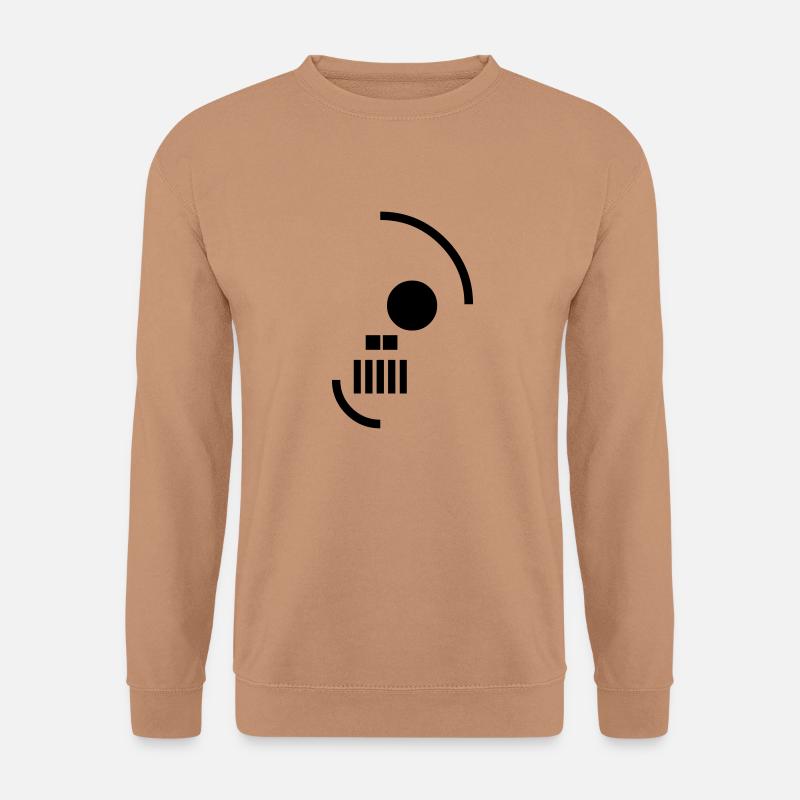 Skull - Unisex Pullover - Mocca