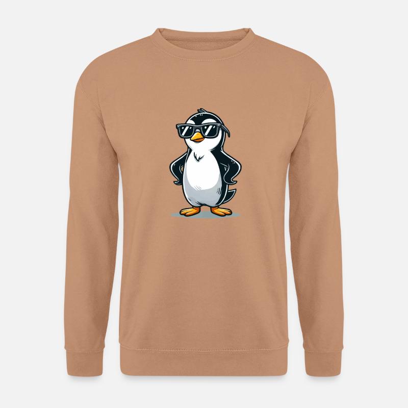 Penguin Comic - Unisex Sweatshirt - mocha