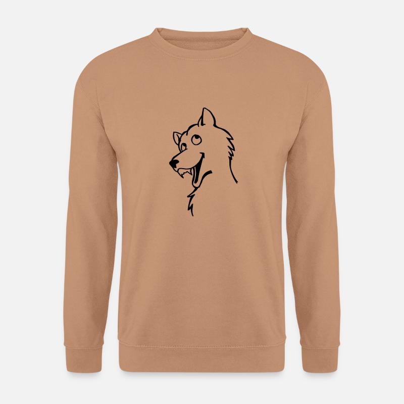 Wolf - Unisex Pullover - Mocca