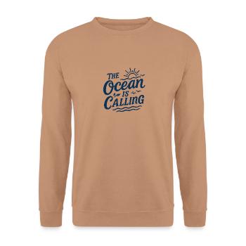 file 00000000b158620a827c11ff4fbfd883 - Unisex Pullover - Mocca - Vorne - Alina (178cm) & Michal (187cm)