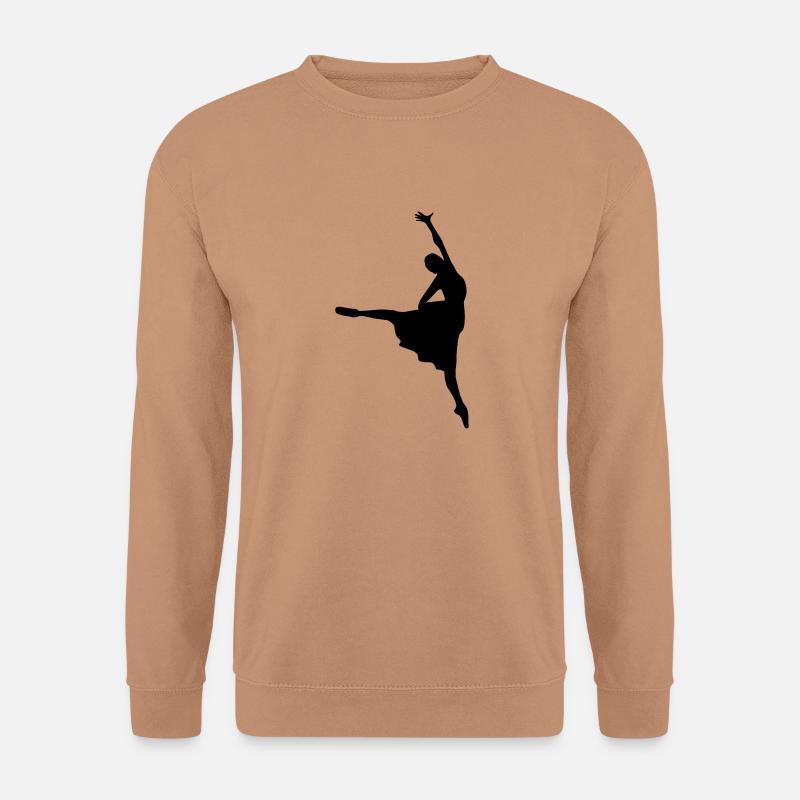 Vector Ballet dancer Silhouette - Unisex Sweatshirt - mocha