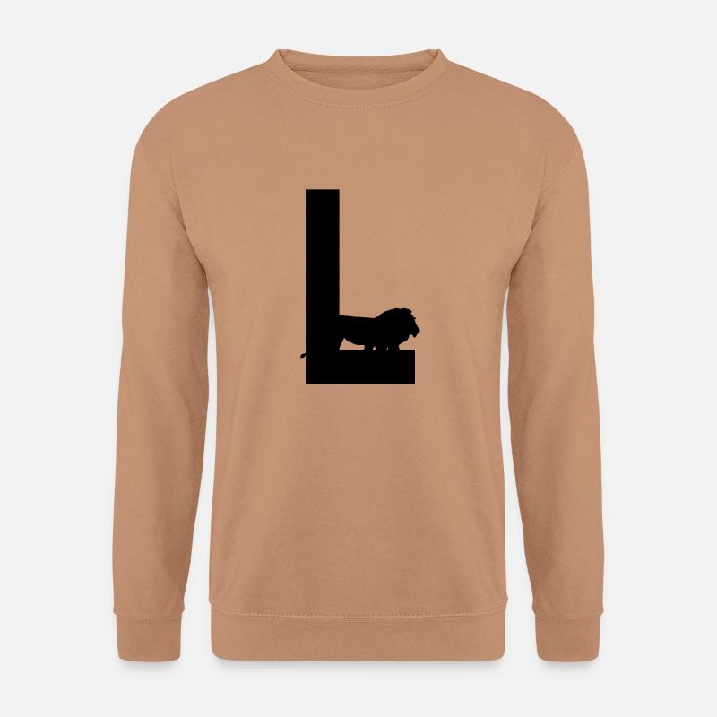 L lion - Sweat-shirt Unisexe - moka