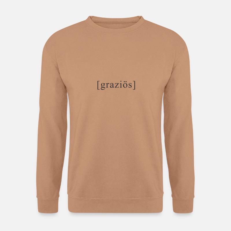 Graziös, grau - Unisex Pullover - Mocca