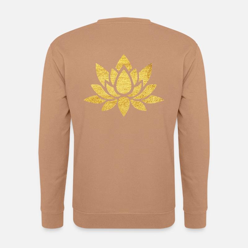 Lotusblume - Unisex Pullover - Mocca