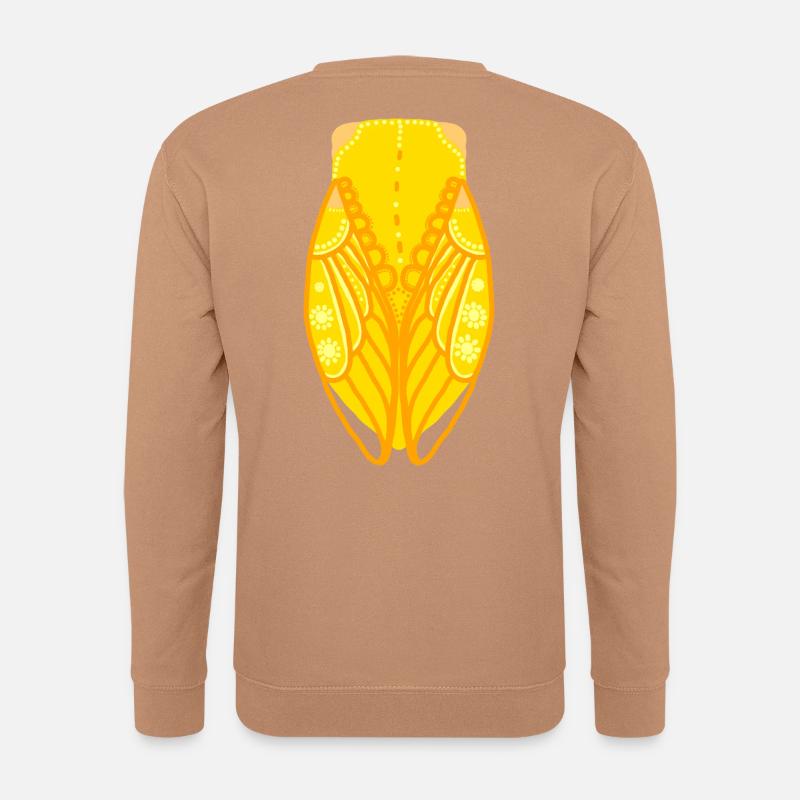 Yellow cicada - Unisex Sweatshirt - mocha