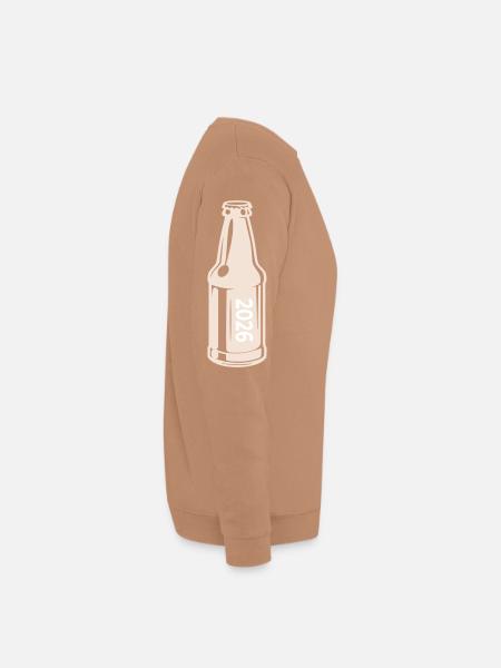 Bier 2026 Bierflasche - Unisex Pullover - Mocca
