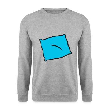 Oreillers Idées cadeaux dormir cadeau - Sweat-shirt Unisexe - gris chiné - Devant - Alina (178cm) & Michal (187cm)