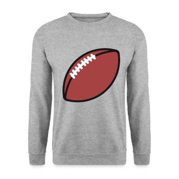 Rugby fan de football équipe de rugby - Sweat-shirt Unisexe - gris chiné - Devant - Alina (178cm) & Michal (187cm)