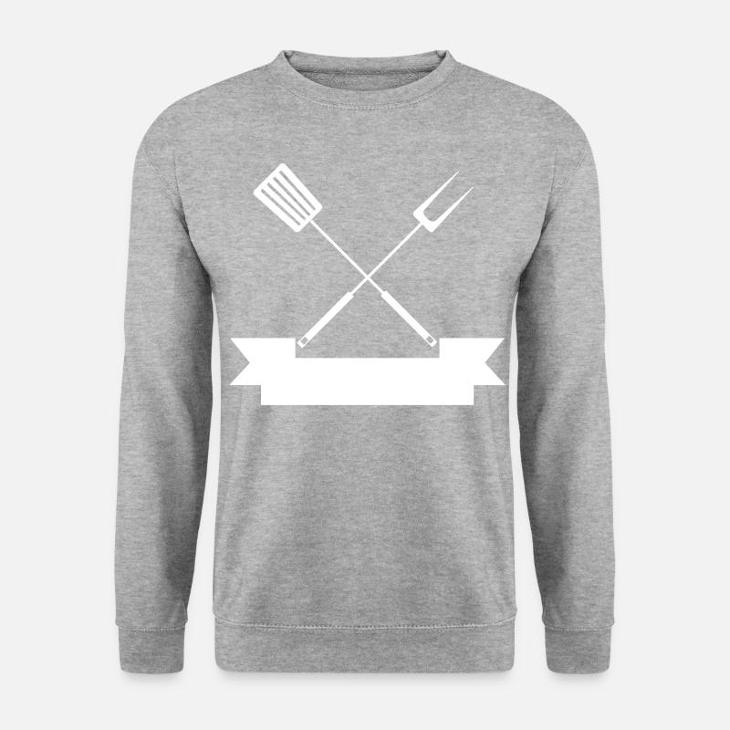 Tools Logo Grilling - Unisex Sweatshirt - salt & pepper