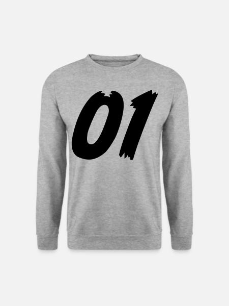 01 - Team - Unisex Sweatshirt - salt & pepper
