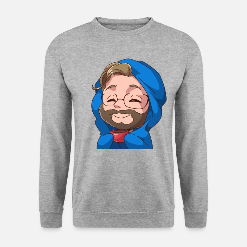 Cosy Manny - Unisex Pullover - Weißgrau meliert