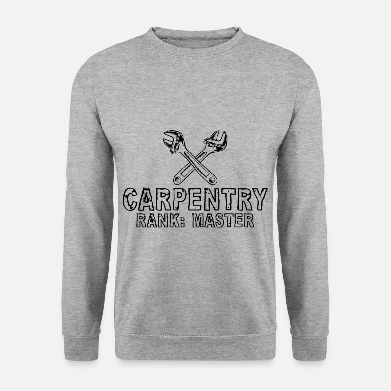 Carpentry Rank Master 4 - Unisex Pullover - Weißgrau meliert