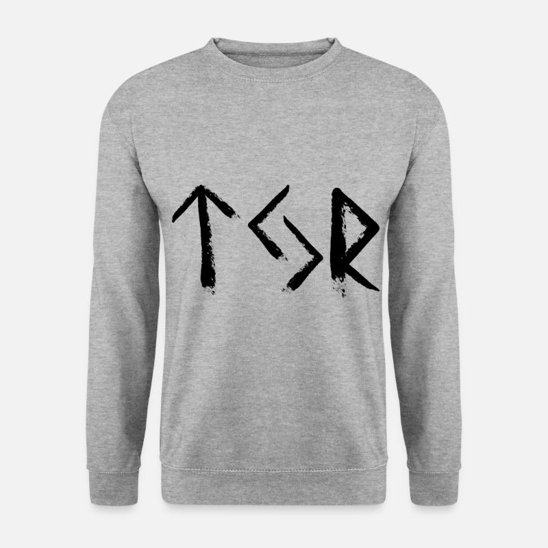 Tyr Runic Language - Unisex Sweatshirt - salt & pepper