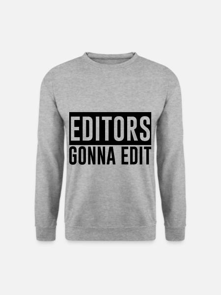 Editors gaan naar Edit 2 - Uniseks sweater - witgrijs gemêleerd