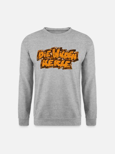 Die Wilden Kerle Schriftzug Camouflage - Unisex Pullover - Weißgrau meliert