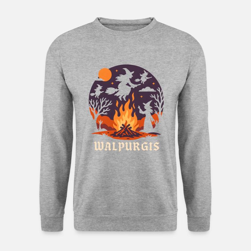 Walpurgis - Unisex Pullover - Weißgrau meliert