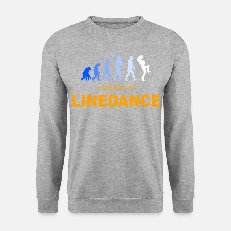 Evolution of Linedance - Unisex Sweatshirt - salt & pepper