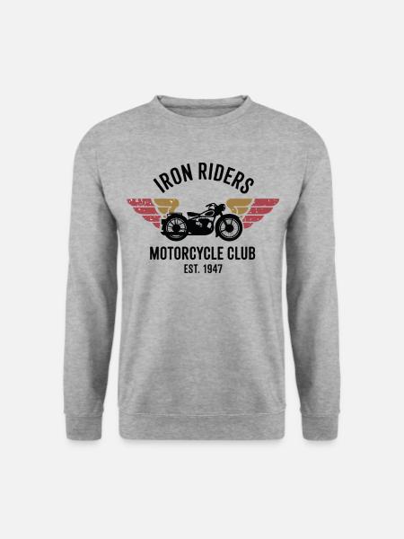 Eisenreiter - Unisex Pullover - Weißgrau meliert