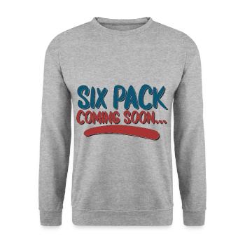 Six Pack à venir 30 - Sweat-shirt Unisexe - gris chiné - Devant - Alina (178cm) & Michal (187cm)