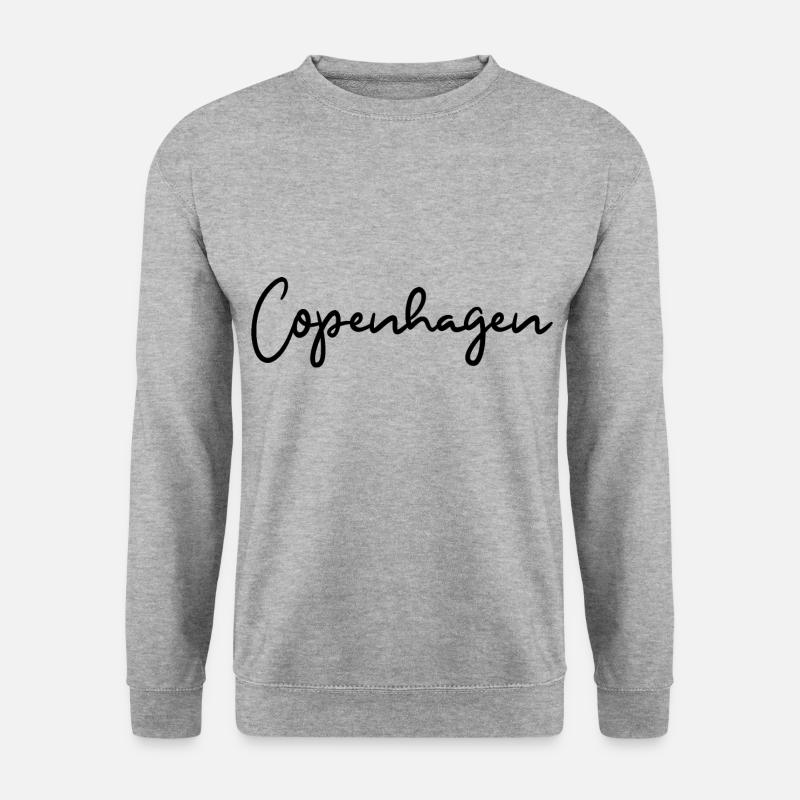 Copenhagen - Unisex Pullover - Weißgrau meliert