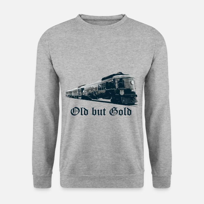 Old train - train T-shirt - Unisex Sweatshirt - salt & pepper