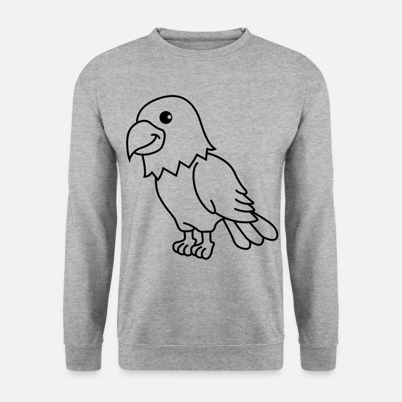 Eagle Comic Animal - Unisex Sweatshirt - salt & pepper