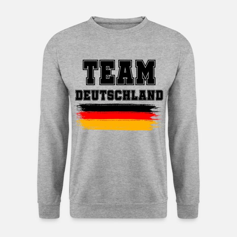 Team Deutschland - Unisex Pullover - Weißgrau meliert