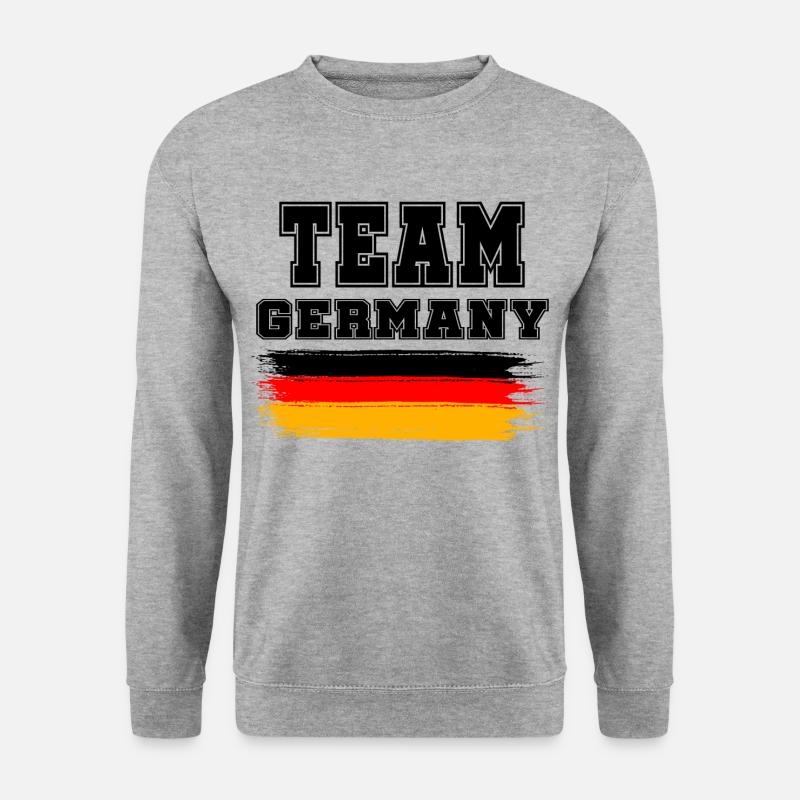 Team Germany - Unisex Pullover - Weißgrau meliert