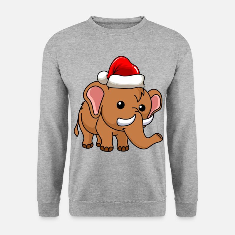 Mammut Comic Noël - Sweat-shirt Unisexe - gris chiné