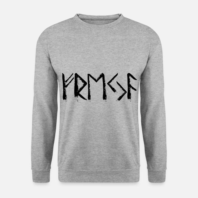 Freya runic language 1 - Unisex Sweatshirt - salt & pepper