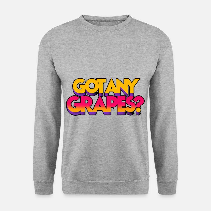 Got Any Grapes 5 - Unisex Pullover - Weißgrau meliert