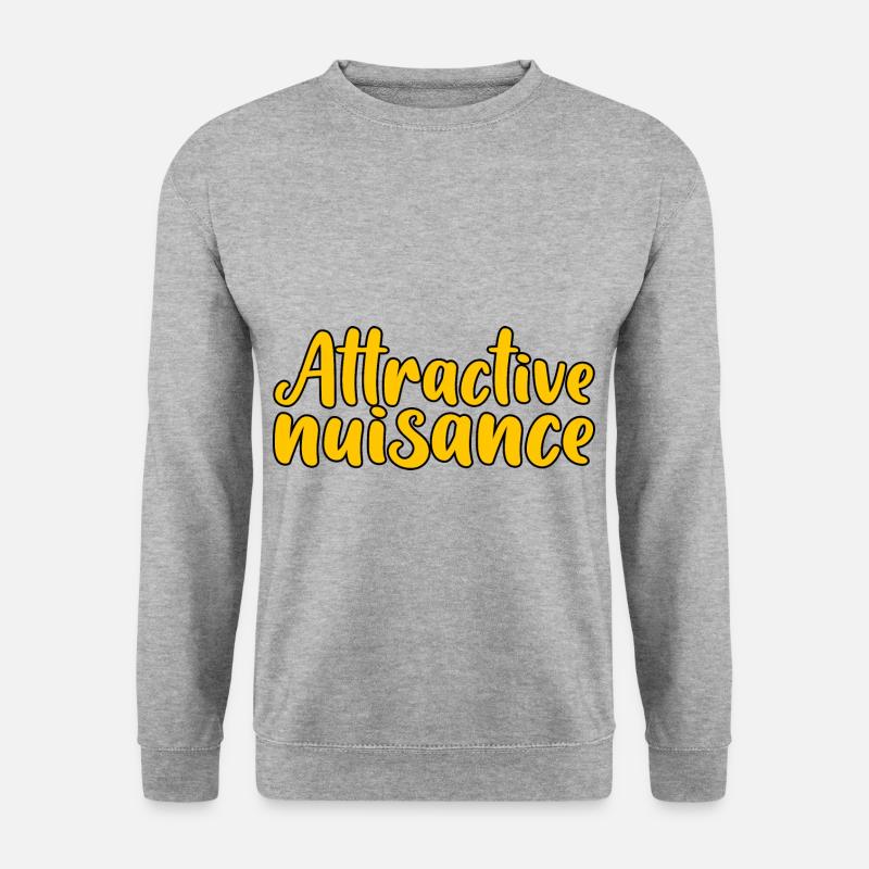 Attractive Nuisance 3 - Unisex Pullover - Weißgrau meliert